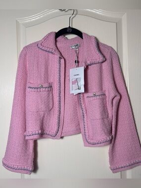 ✨NEW ✨CHANEL PINK CARDIGAN